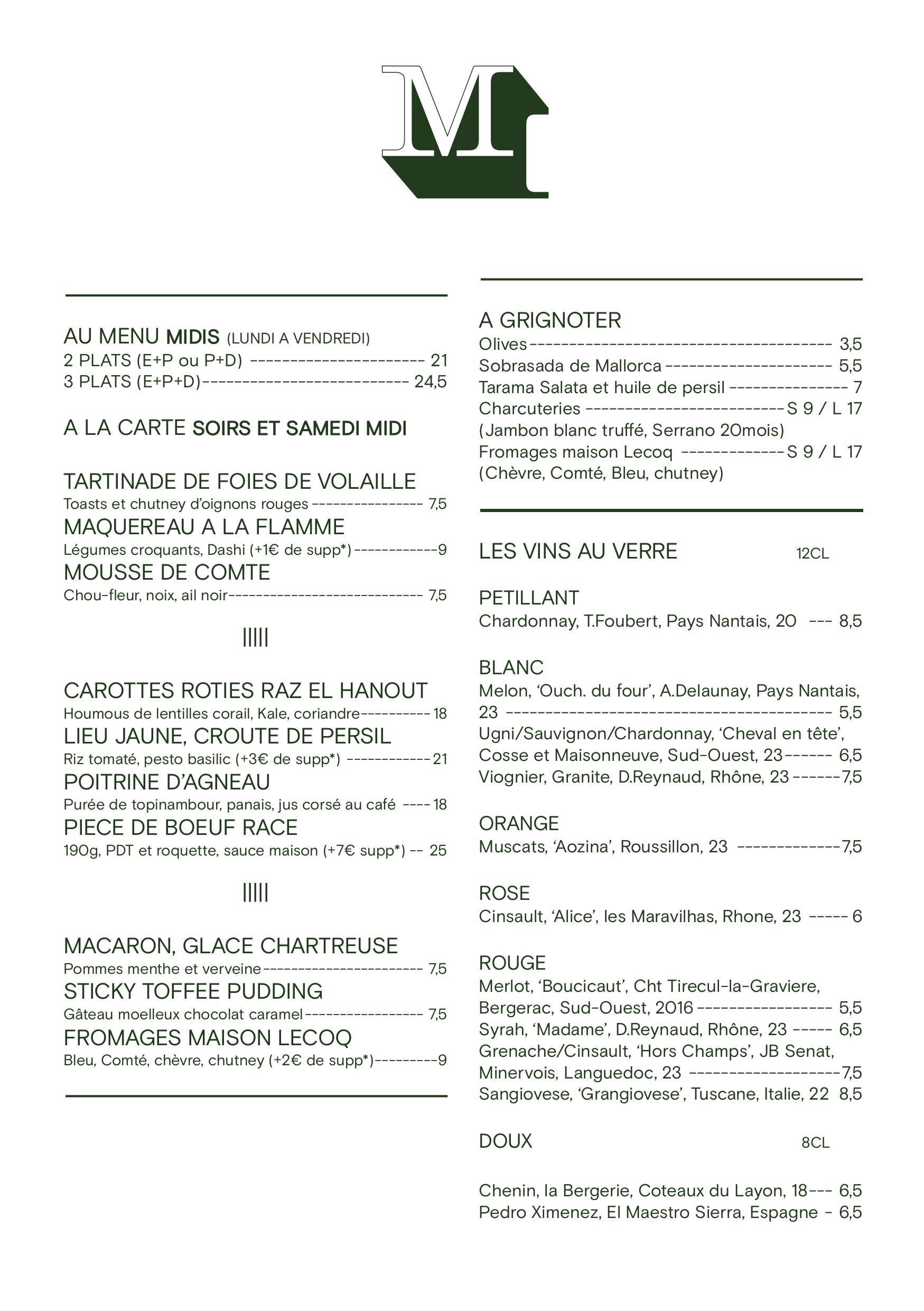 M Melon Drinks Menu A5 27 02 website